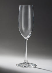 Copa flauta de cristal transparente de 237 ml
