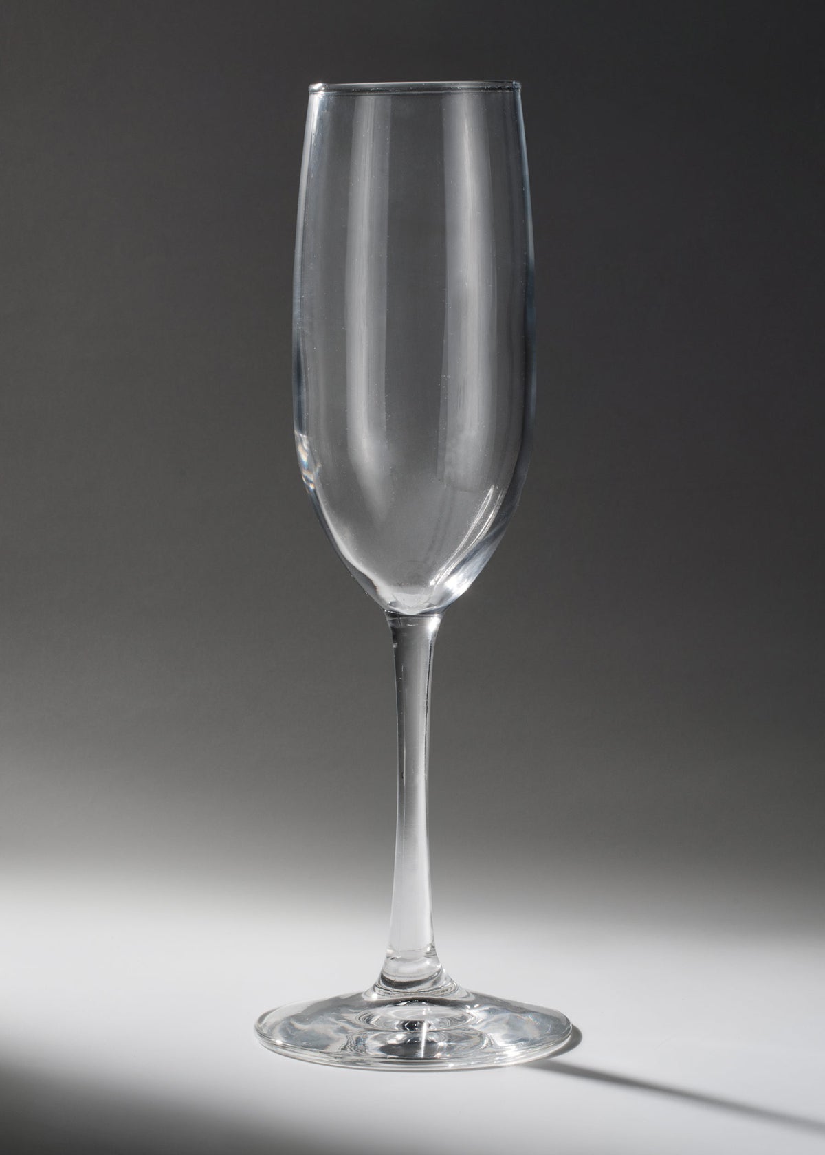 Copa flauta de cristal transparente de 237 ml