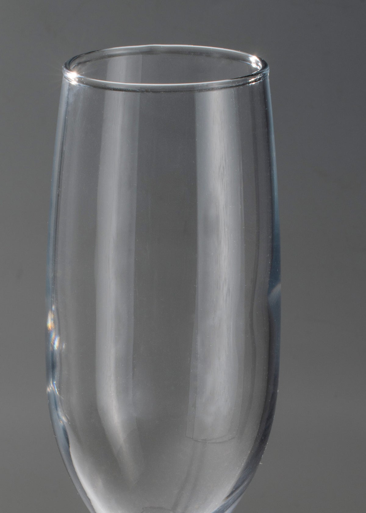 Copa flauta de cristal transparente de 237 ml