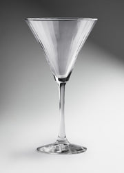 Copa para martini de vidrio transparente Linear 281 ml