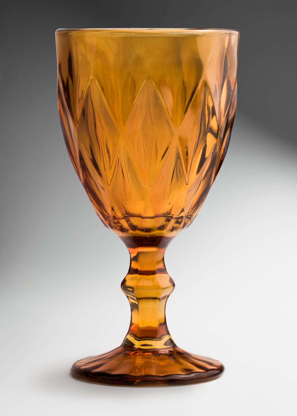 Copa de vidrio ámbar Diamond 325 ml — imagen de producto
