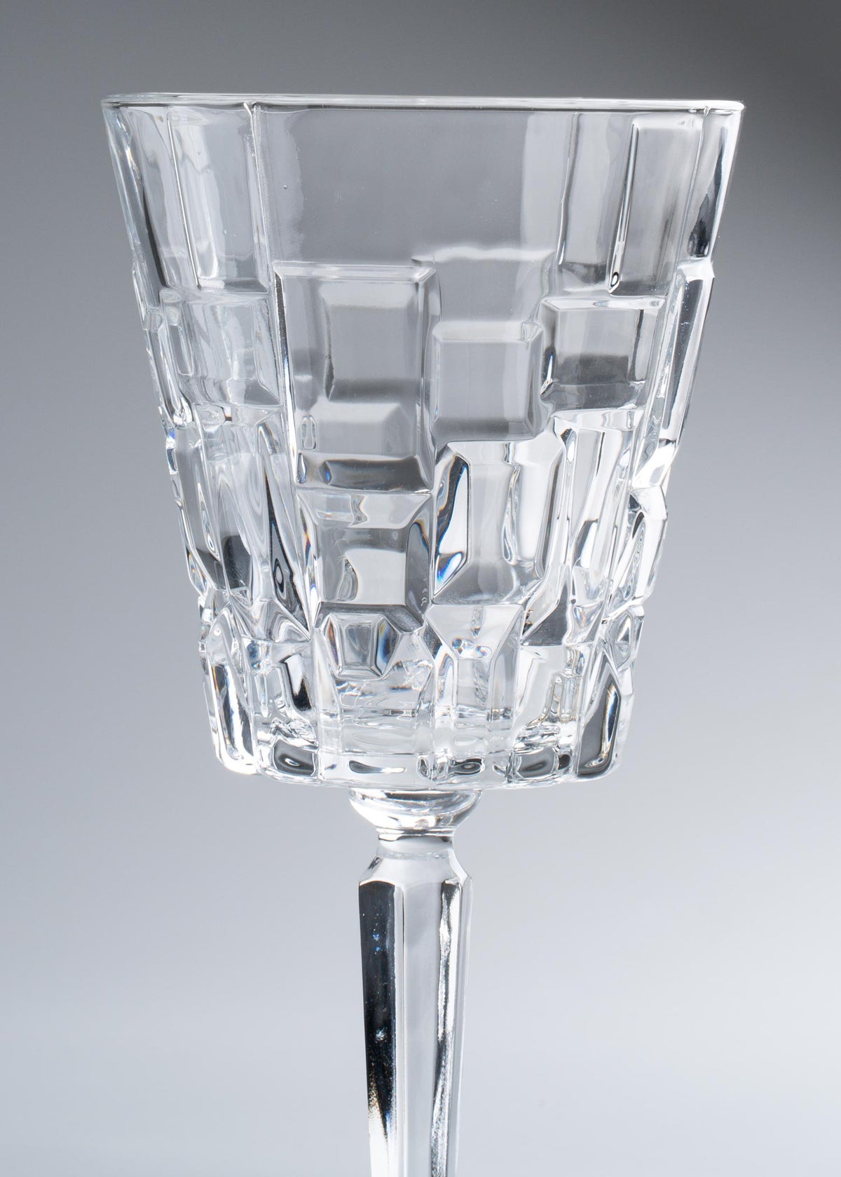 Copa de vino blanco cristal transparente Cubic 280 ml — imagen de producto, vista 3