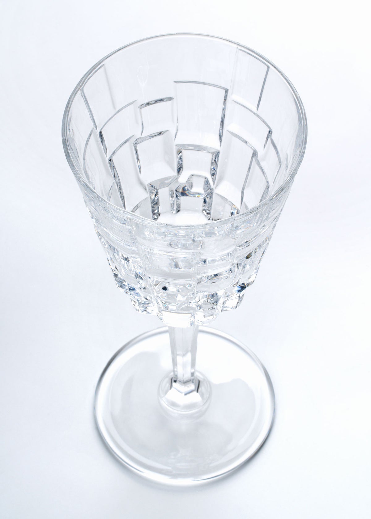 Copa de vino blanco cristal transparente Cubic 280 ml — imagen de producto, vista 4