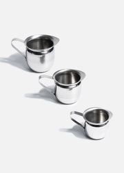 Cremeras de acero inoxidable plata Inox Cream 3, 5 y 8 oz — imagen de producto