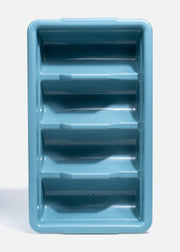 Cubertera de plástico gris con 4 compartimientos — imagen de producto, vista 1