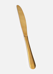 Cubiertos de mesa de acero inoxidable dorado Paulo — imagen de producto