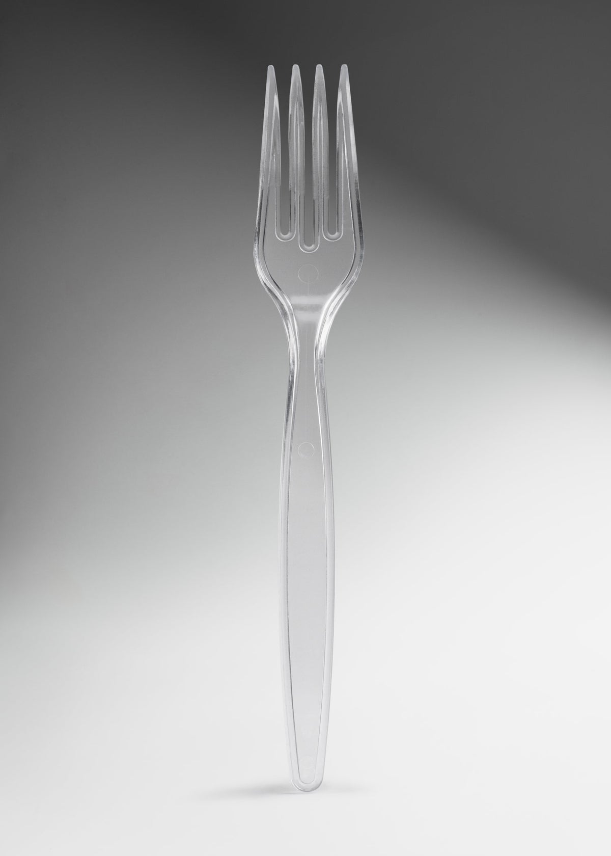 Cubiertos desechables de plástico transparente 19 cm — imagen de producto