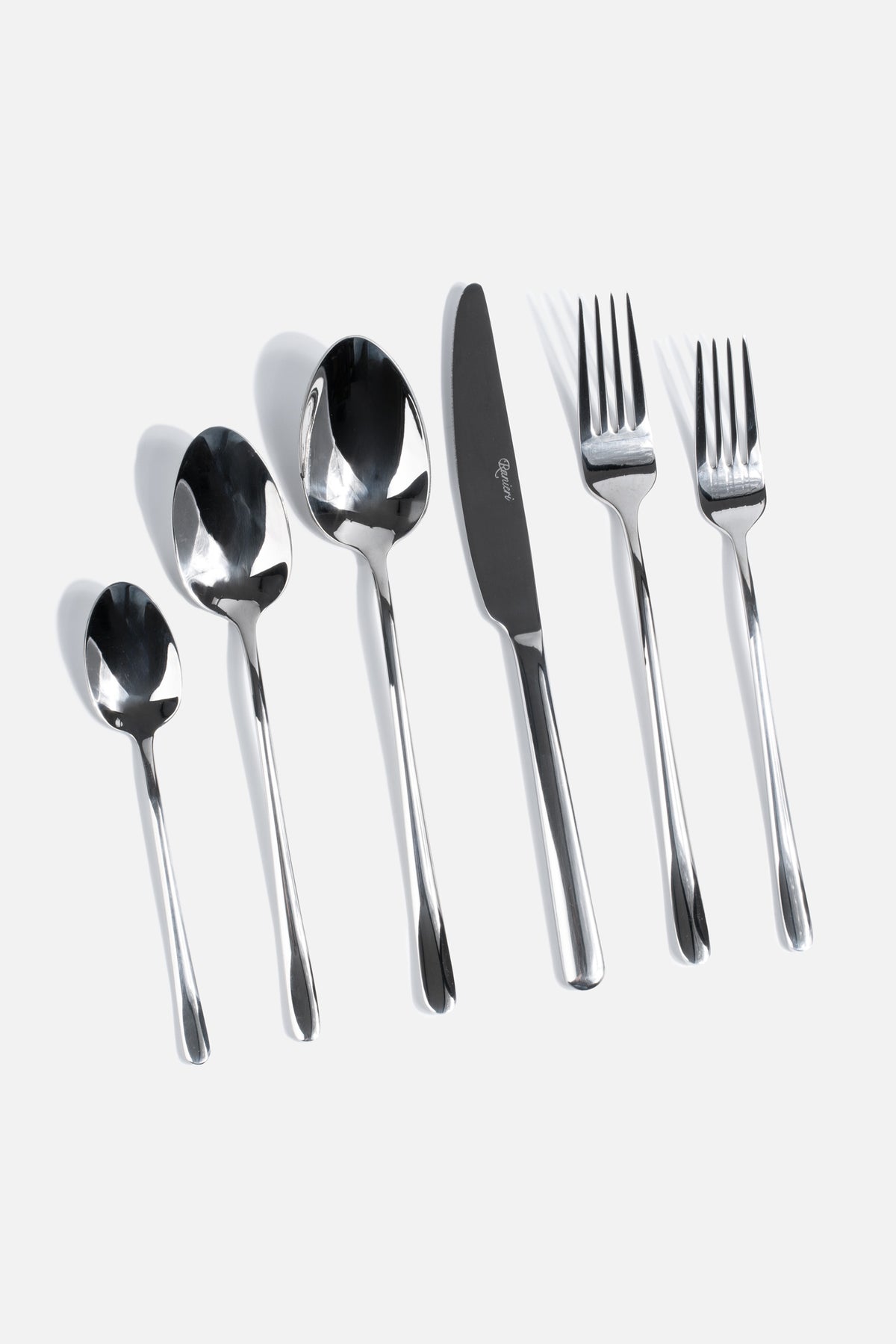 Cubiertos de mesa de acero inoxidable plata DaVinci — imagen de producto, vista 1
