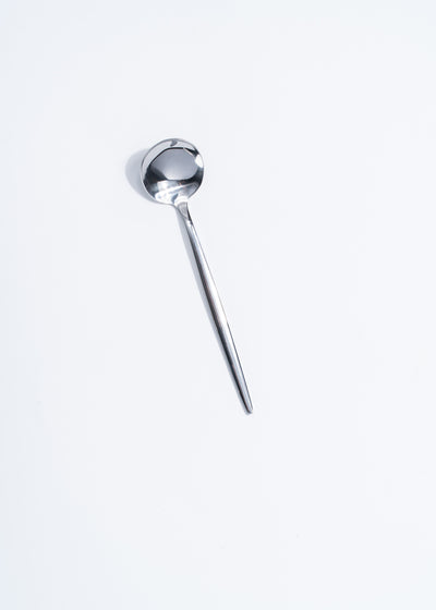 Cuchara cafetera de acero inoxidable 18/10 plata brillante Atenas 13 cm