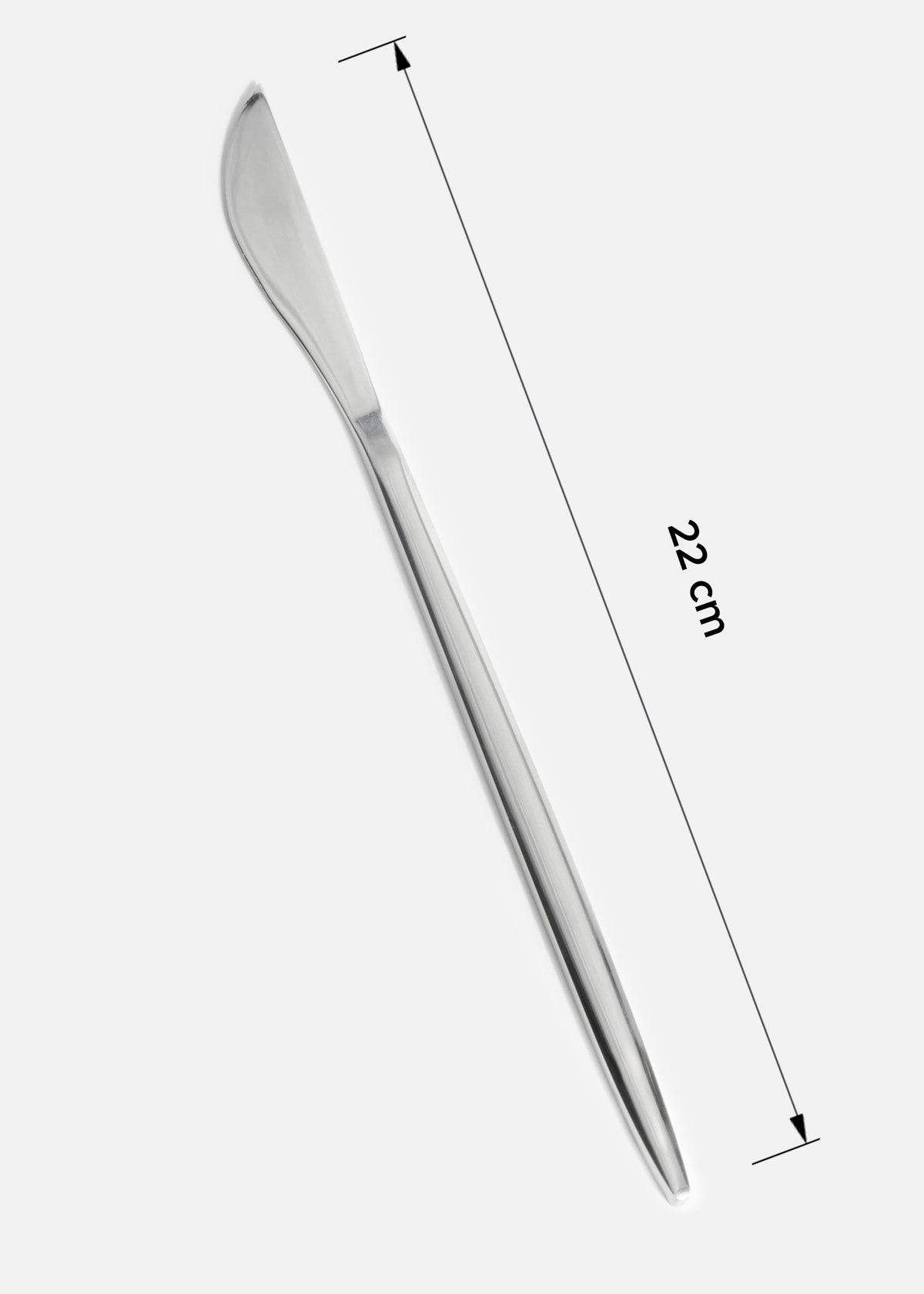Cubiertos de mesa de acero inoxidable plata Santiorini — imagen de producto