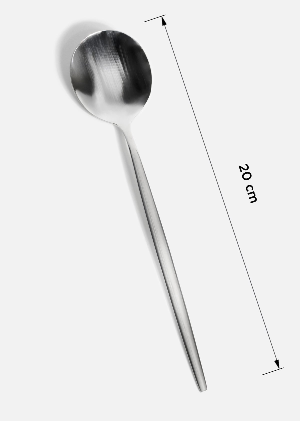 Cubiertos de mesa de acero inoxidable plata Santiorini — imagen de producto