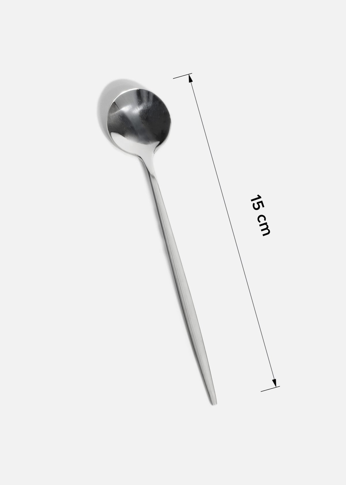 Cubiertos de mesa de acero inoxidable plata Santiorini — imagen de producto