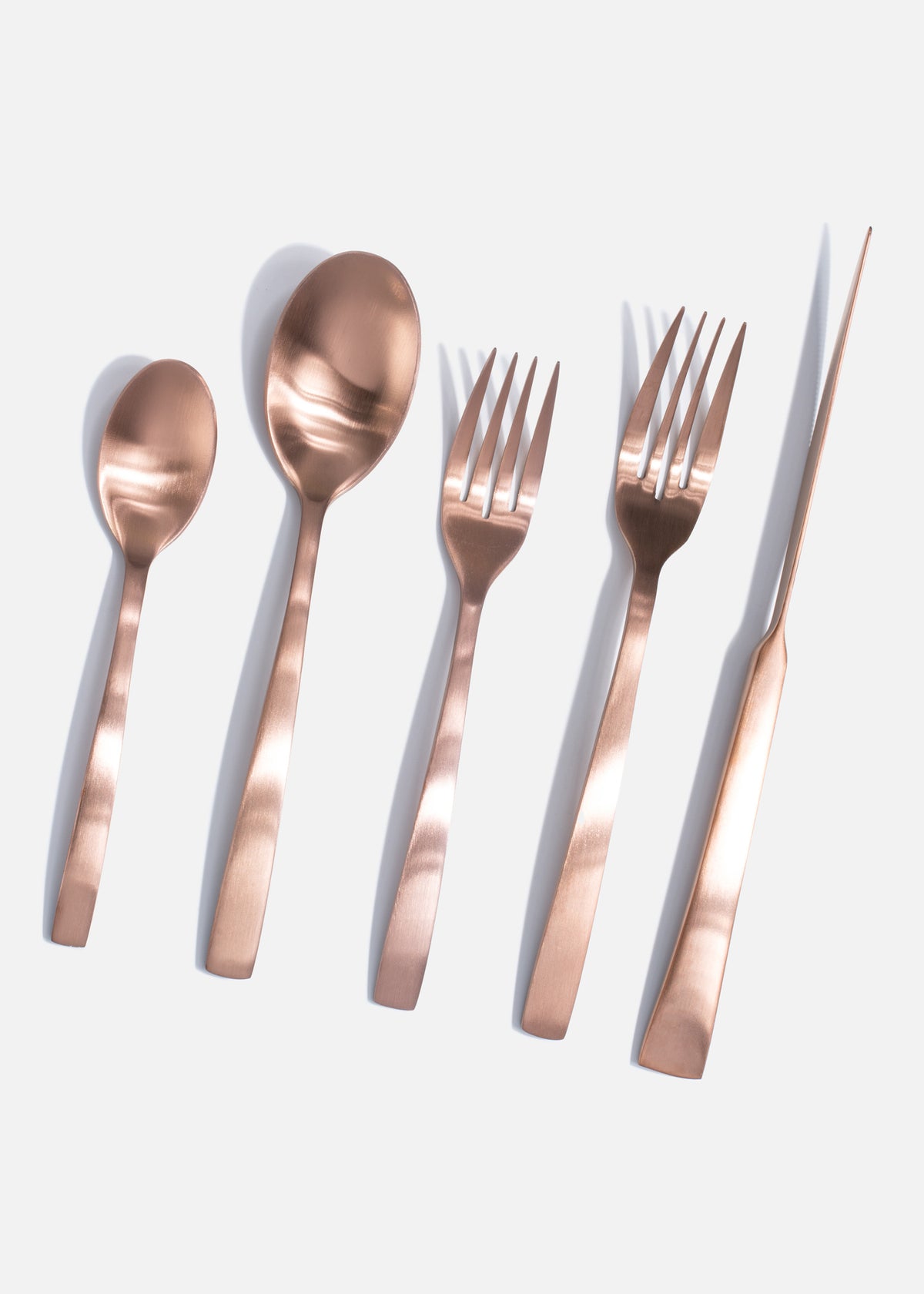Cubiertos de mesa oro rosa Olimpo — imagen de producto, vista 1