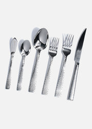 Cubiertos de mesa acero inoxidable plata brillante Bombay — imagen de producto, vista 1