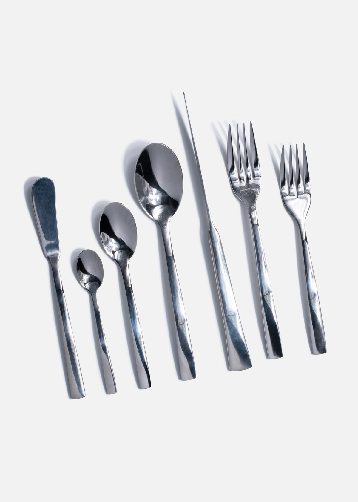 Cubiertos de mesa plata brillante Olimpo — imagen de producto, vista 1