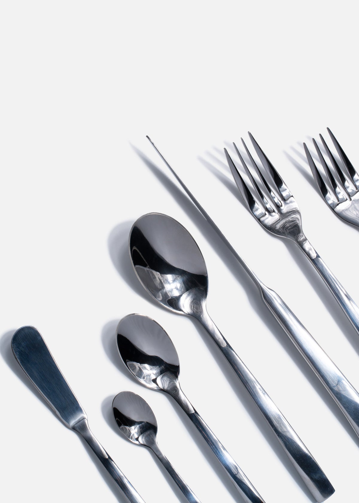 Cubiertos de mesa plata brillante Olimpo — imagen de producto, vista 2