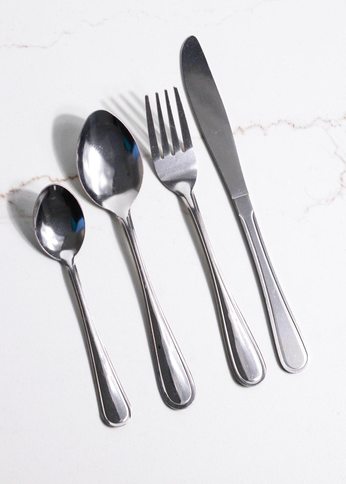Cubiertos de mesa Treviso plateado — imagen de producto, vista 1