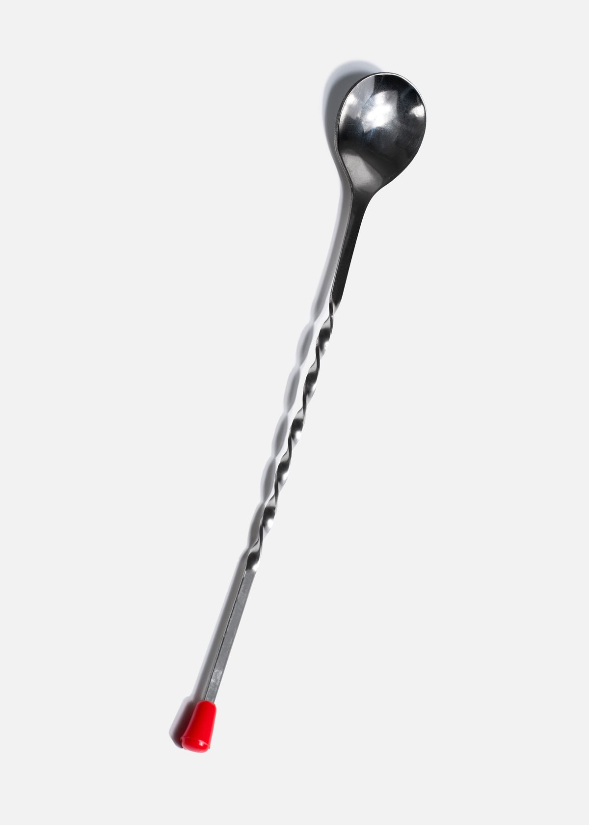Cuchara de acero inoxidable plata con tapón rojo Bailarina 30 cm — imagen de producto, vista 1