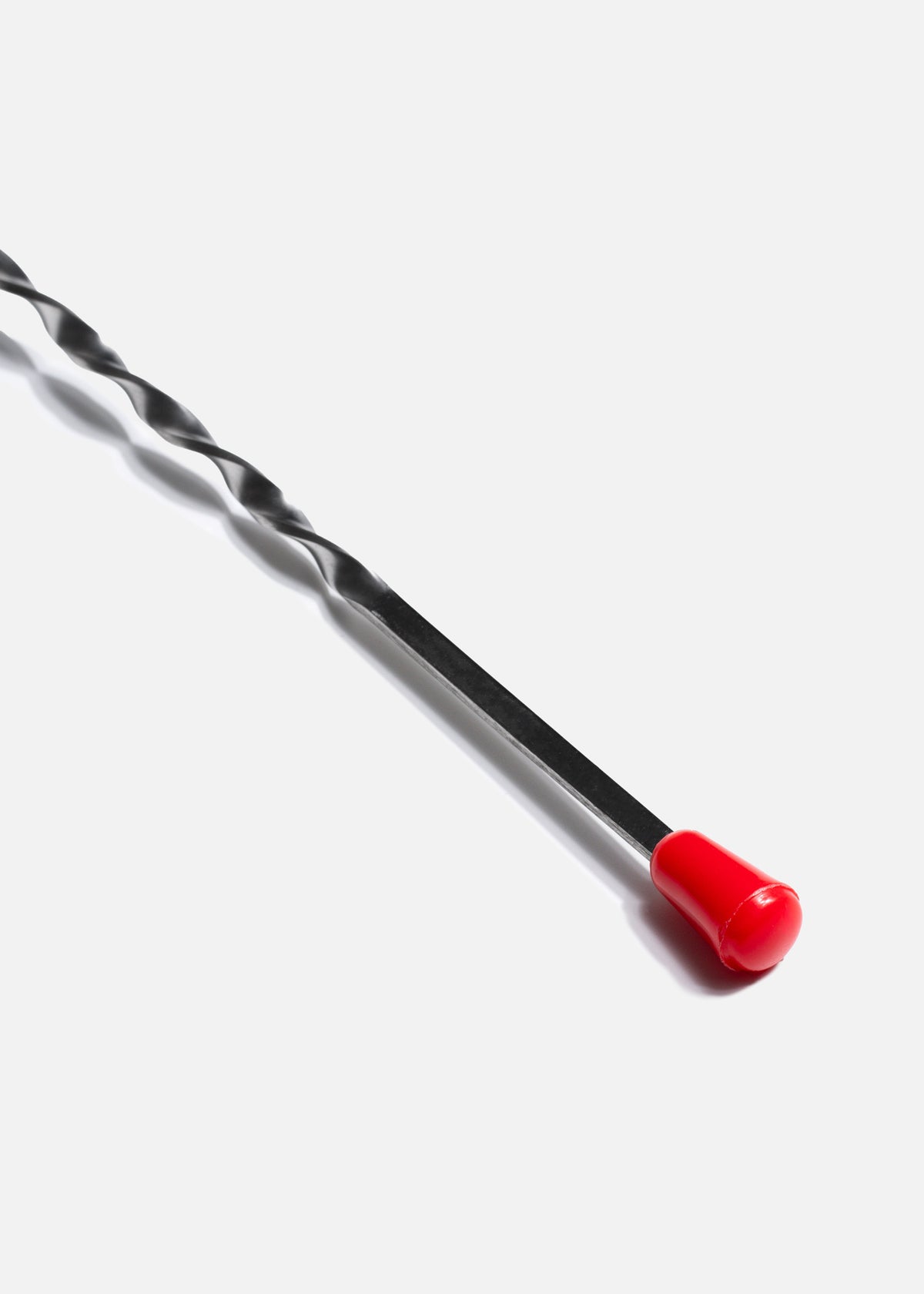Cuchara de acero inoxidable plata con tapón rojo Bailarina 30 cm — imagen de producto, vista 3