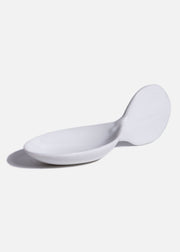 Cuchara de degustación oval de porcelana blanco Selecta 10.4 X 3.8 cm — imagen de producto, vista 1