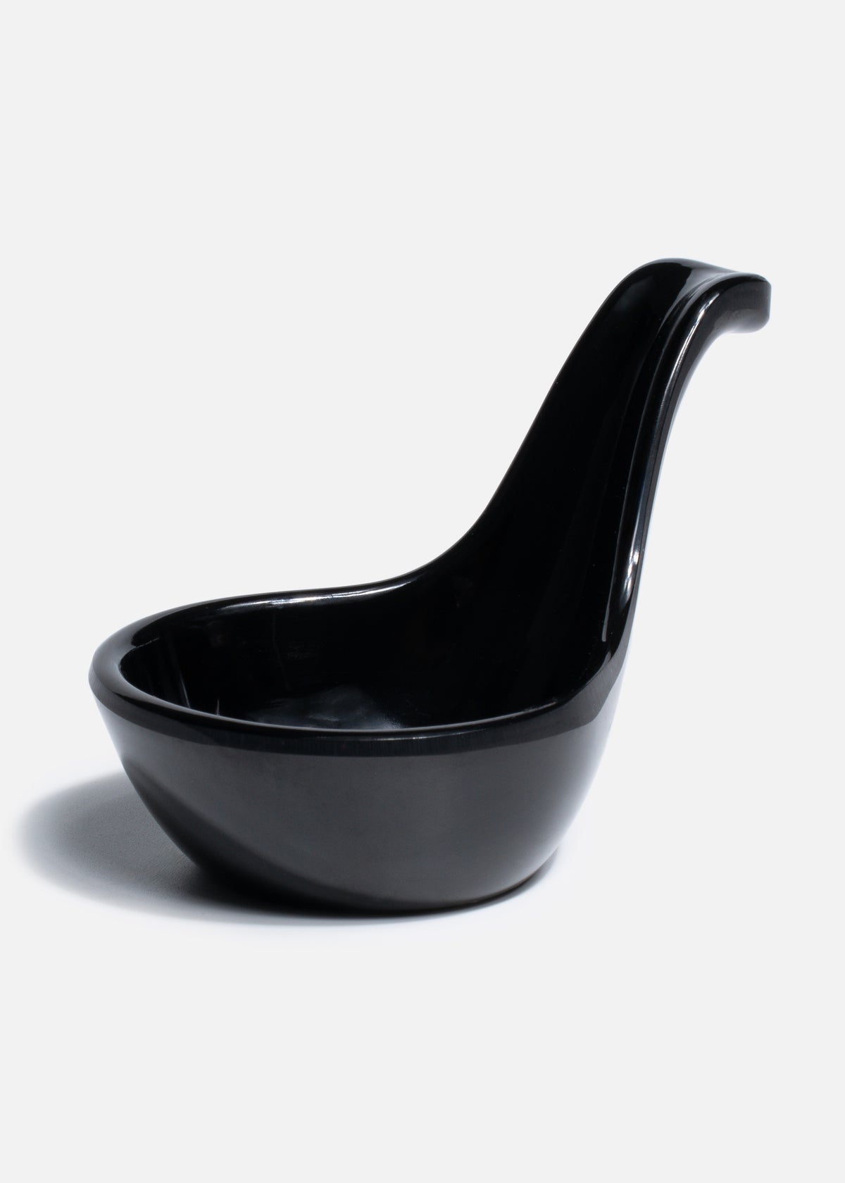 Cuchara de degustación melamina negra 10 cm — imagen de producto, vista 2
