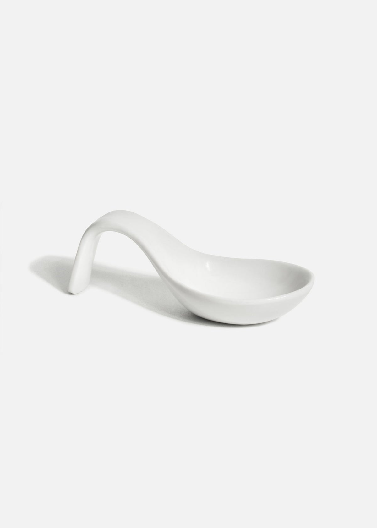 Cuchara de degustación con pie de de porcelana 11x5.1 cm — imagen de producto, vista 1