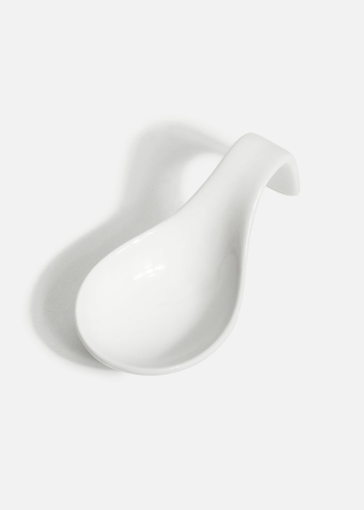Cuchara de degustación con pie de de porcelana 11x5.1 cm — imagen de producto, vista 2