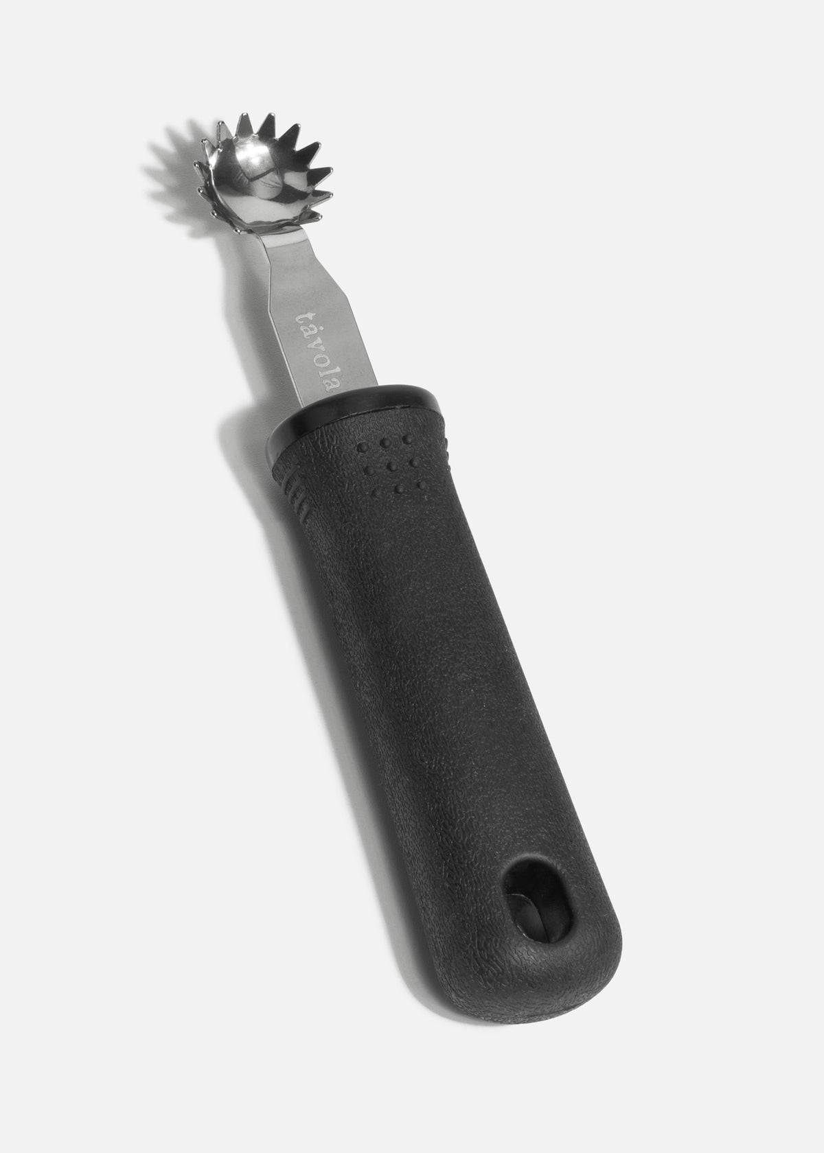 Cuchara excavadora dentada para fruta reforzada de acero inoxidable 16 cm — imagen de producto