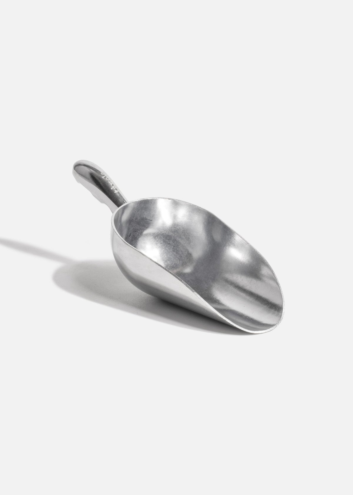 Cuchara utilitaria de aluminio plata porcionador profesional para cocina y servicio 350 ml / 12 oz — imagen de producto