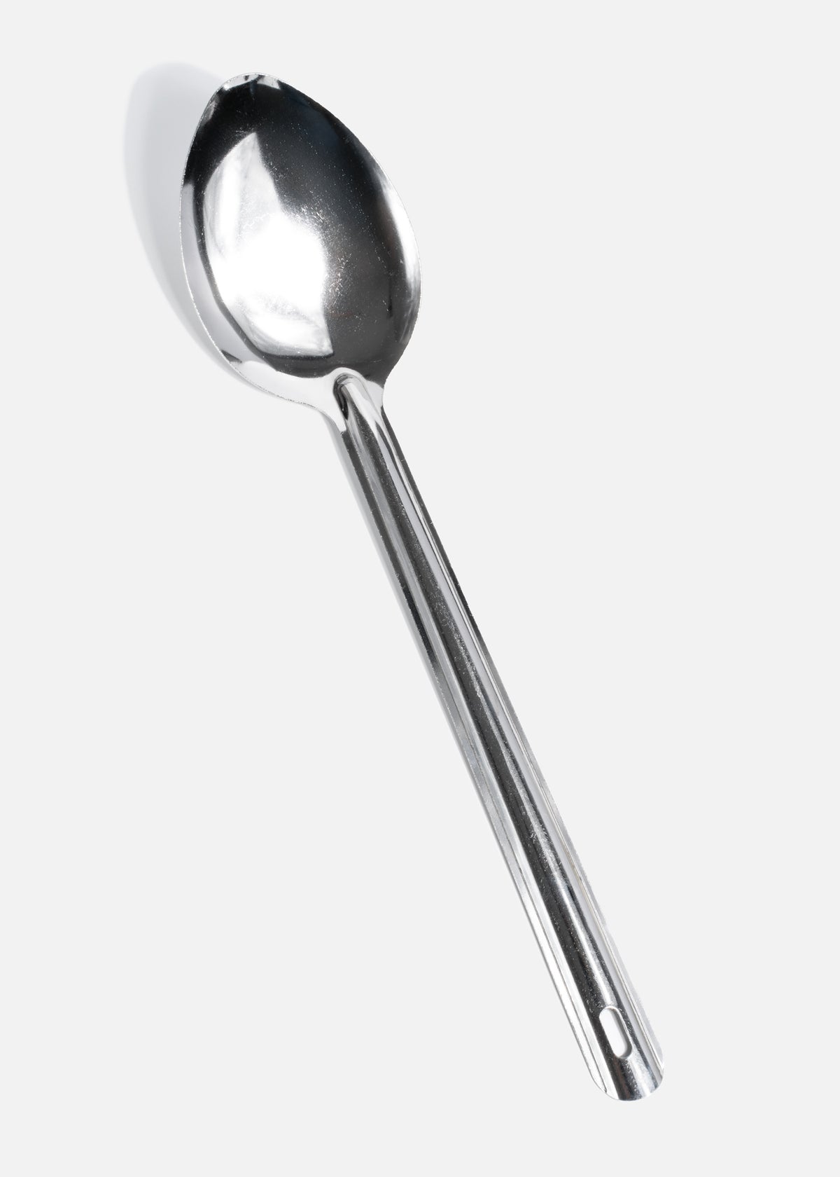 Cucharas de servicio de acero inoxidable plata. Premium — imagen de producto