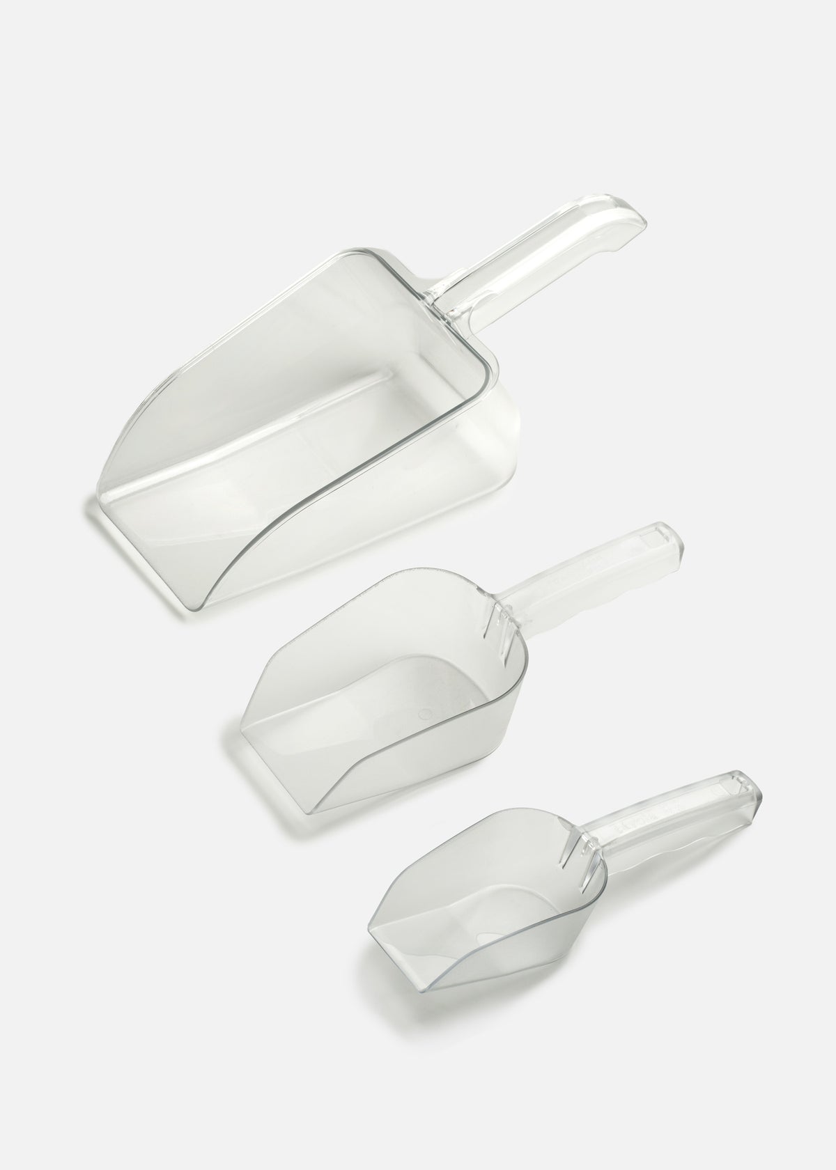 Cucharon para hielo de policarbonato transparente. Premium — imagen de producto, vista 1