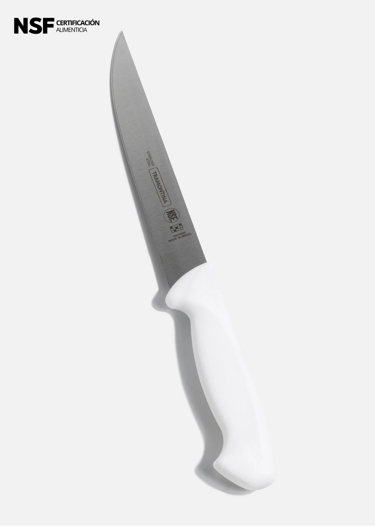 Cuchillo de acero inoxidable para deshuesar blanco Deboner NSF 6". Premium — imagen de producto, vista 1