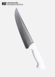 Cuchillo para carne de acero inoxidable blanco 8". Premium — imagen de producto