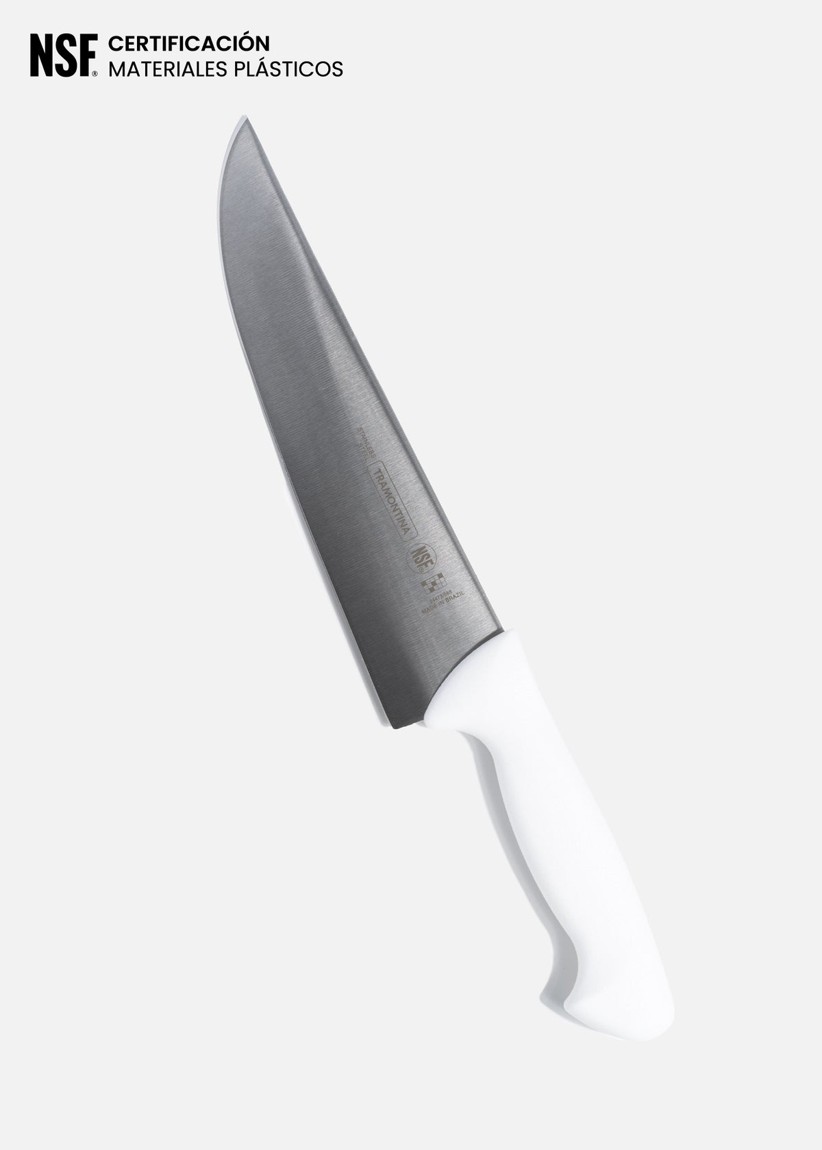 Cuchillo para carne de acero inoxidable blanco 8". Premium — imagen de producto