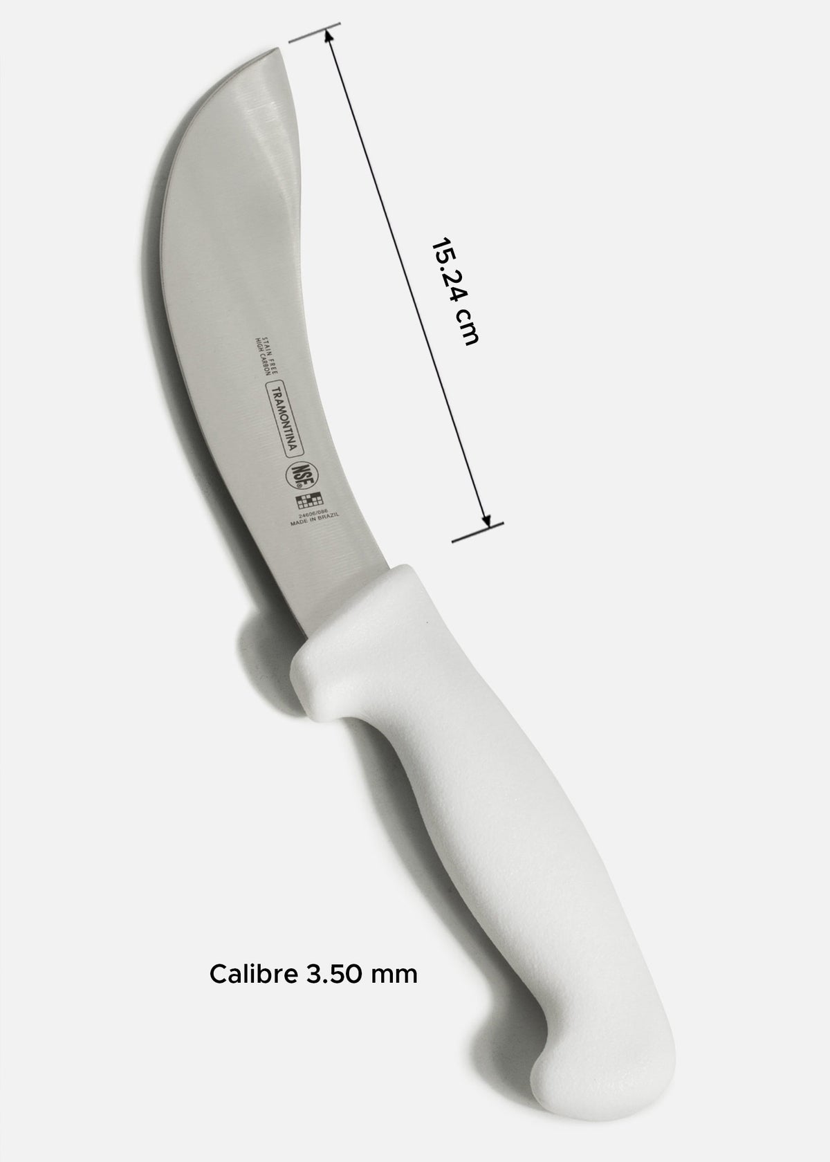 Cuchillo carnicero para despellejar de acero inoxidable NSF blanco Master — imagen de producto, vista 2