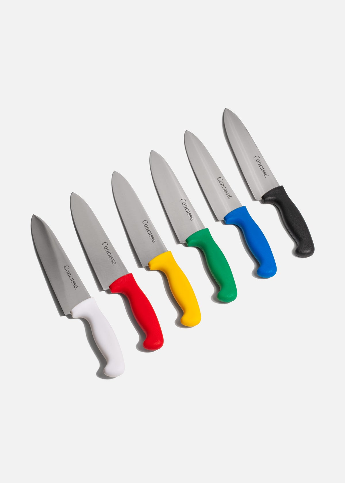 Cuchillo para chef de acero inoxidable alta duración de filo 8". Premium — imagen de producto
