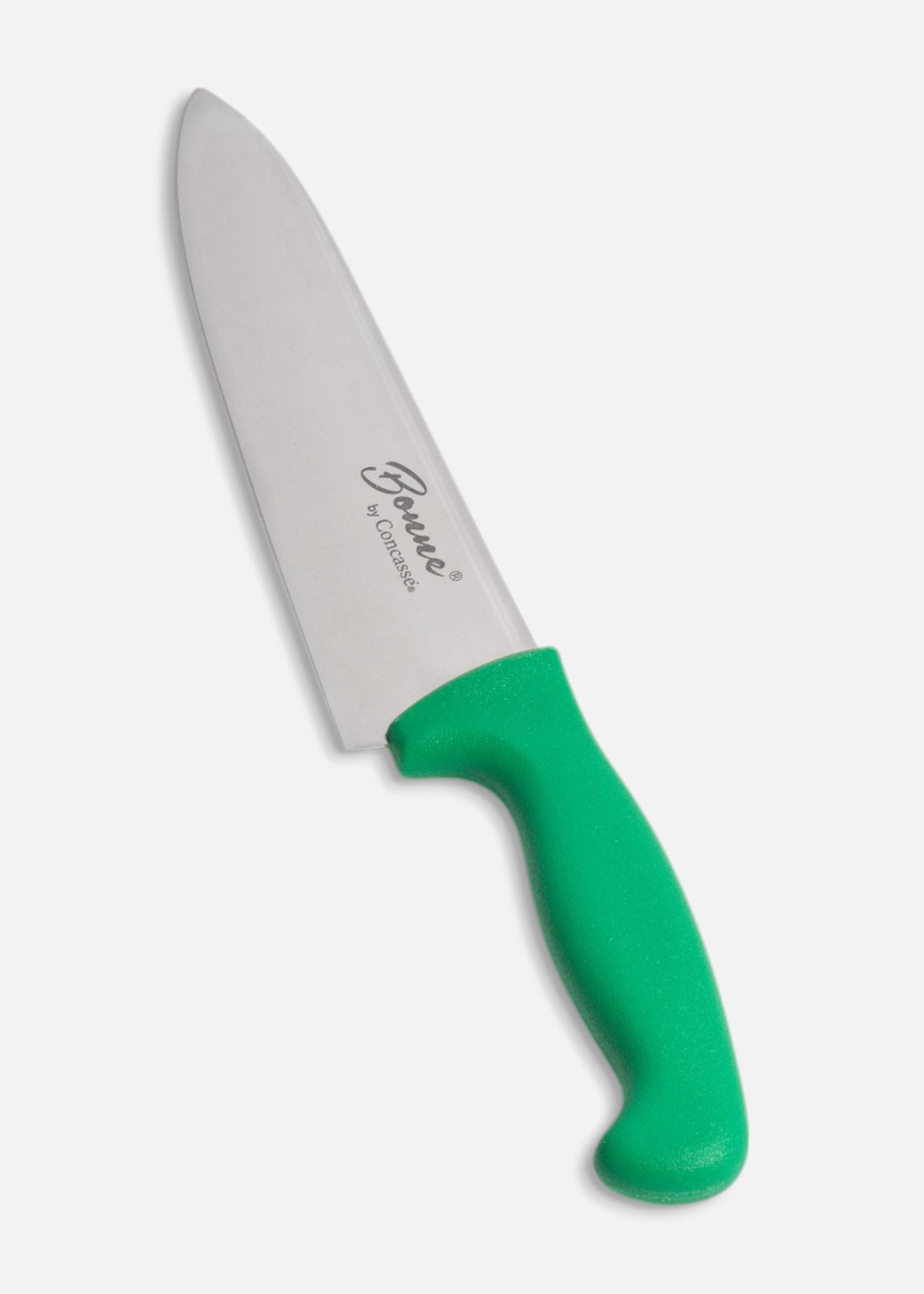 Cuchillo para chef de acero inoxidable blanco, rojo, negro, beige, amarillo y verde Forge 8". Premium — imagen de producto