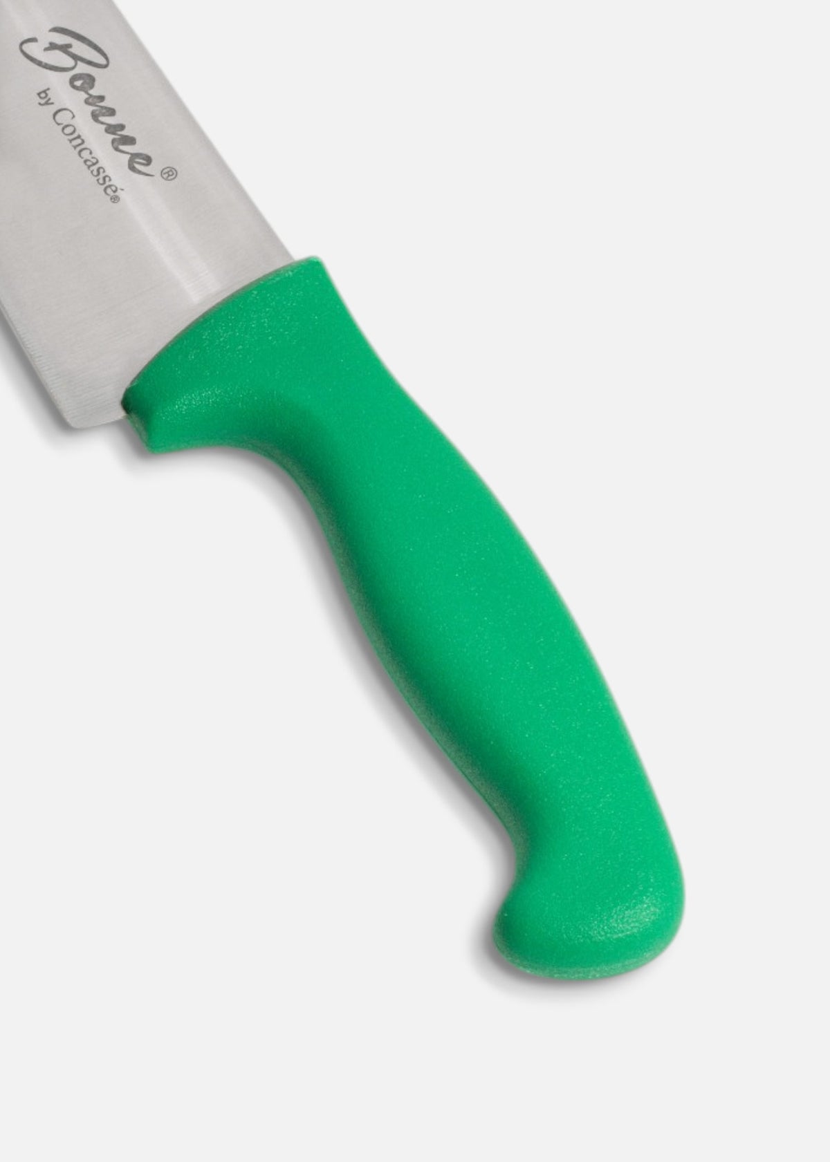 Cuchillo para chef de acero inoxidable blanco, rojo, negro, beige, amarillo y verde Forge 8". Premium — imagen de producto