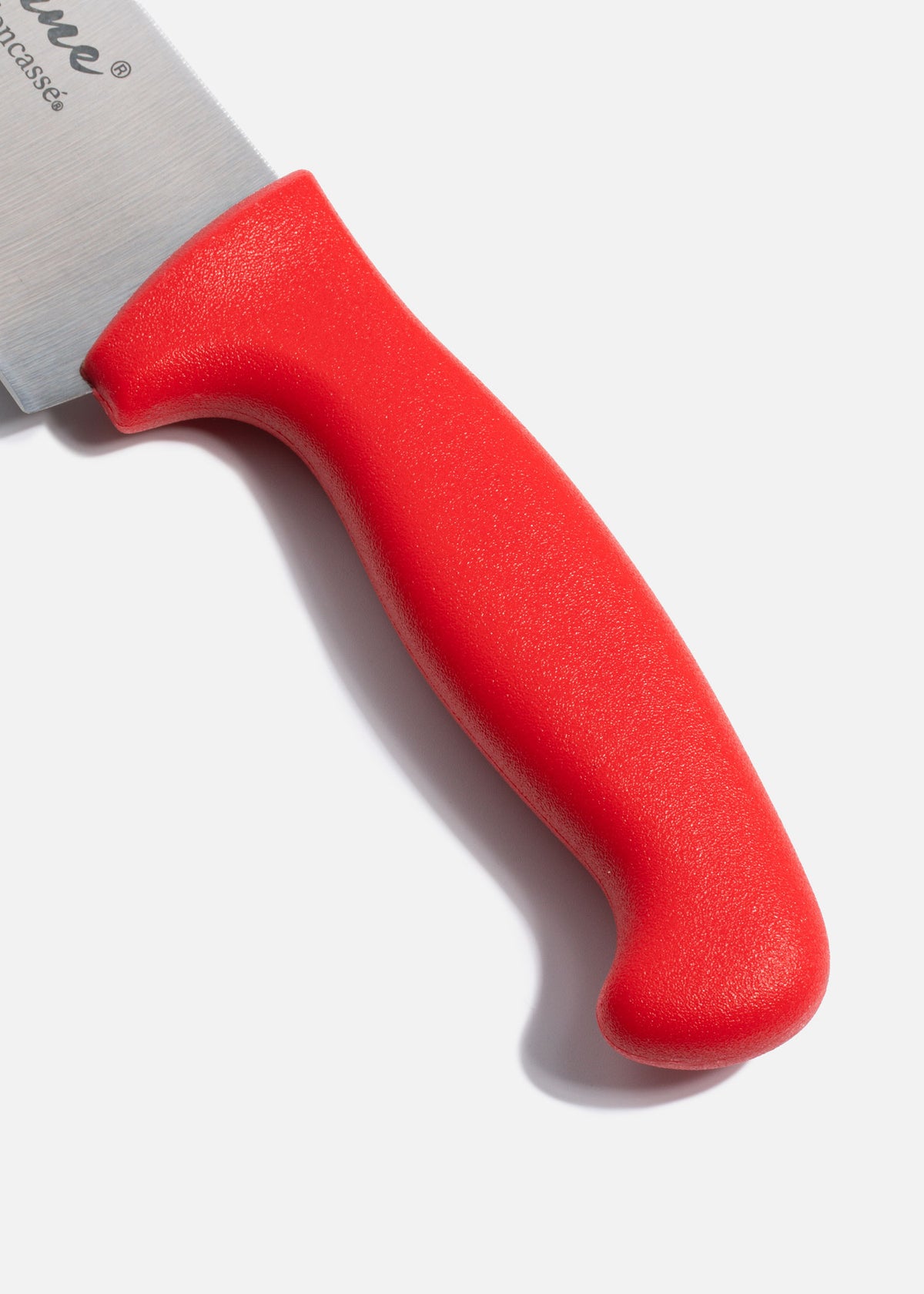 Cuchillo para chef de acero inoxidable blanco, rojo, negro, beige, amarillo y verde Forge 8". Premium — imagen de producto