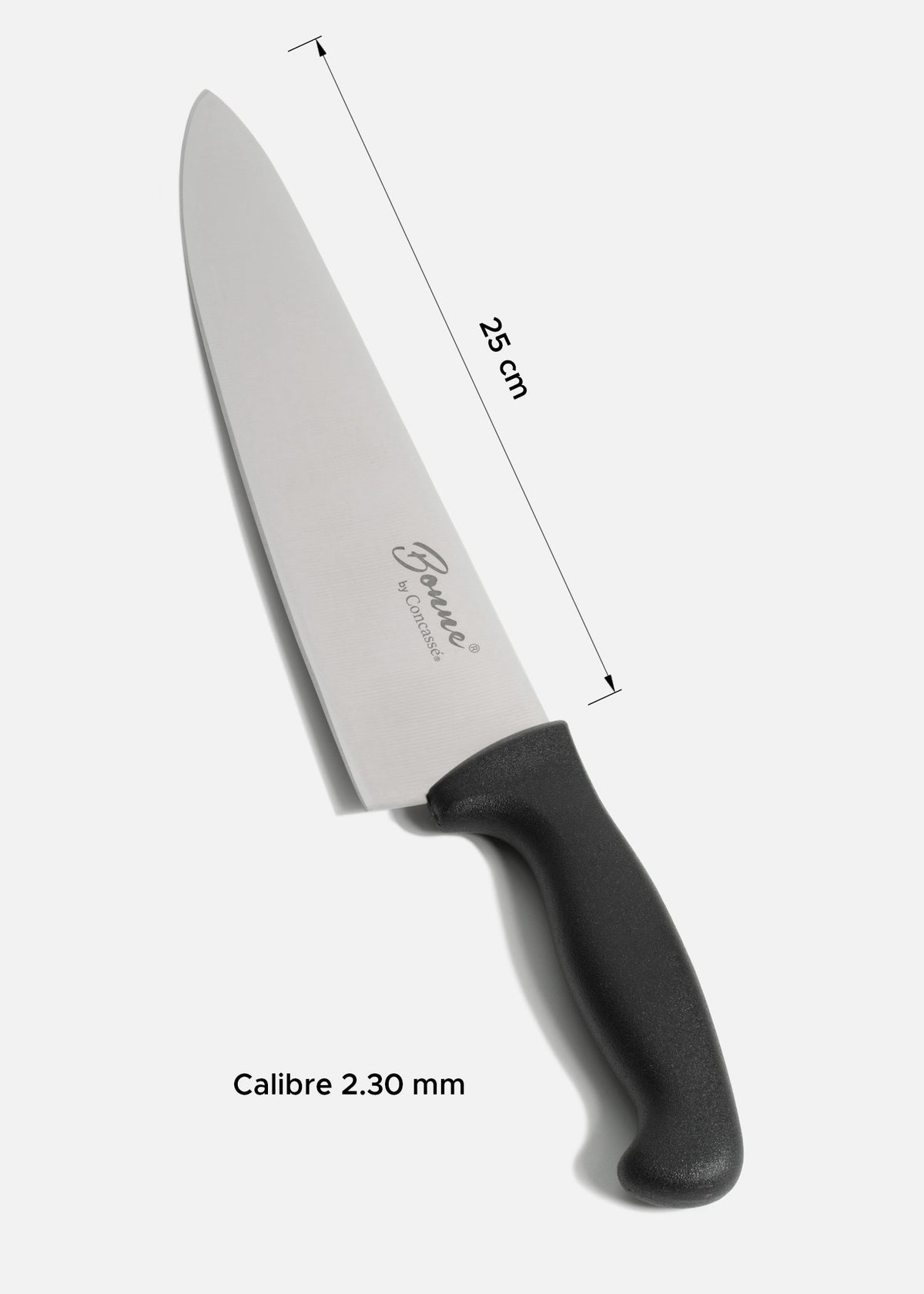 Cuchillo de acero inoxidable para chef rojo, azul, blanco, negro, amarillo y verde Coltello 10". Premium — imagen de producto