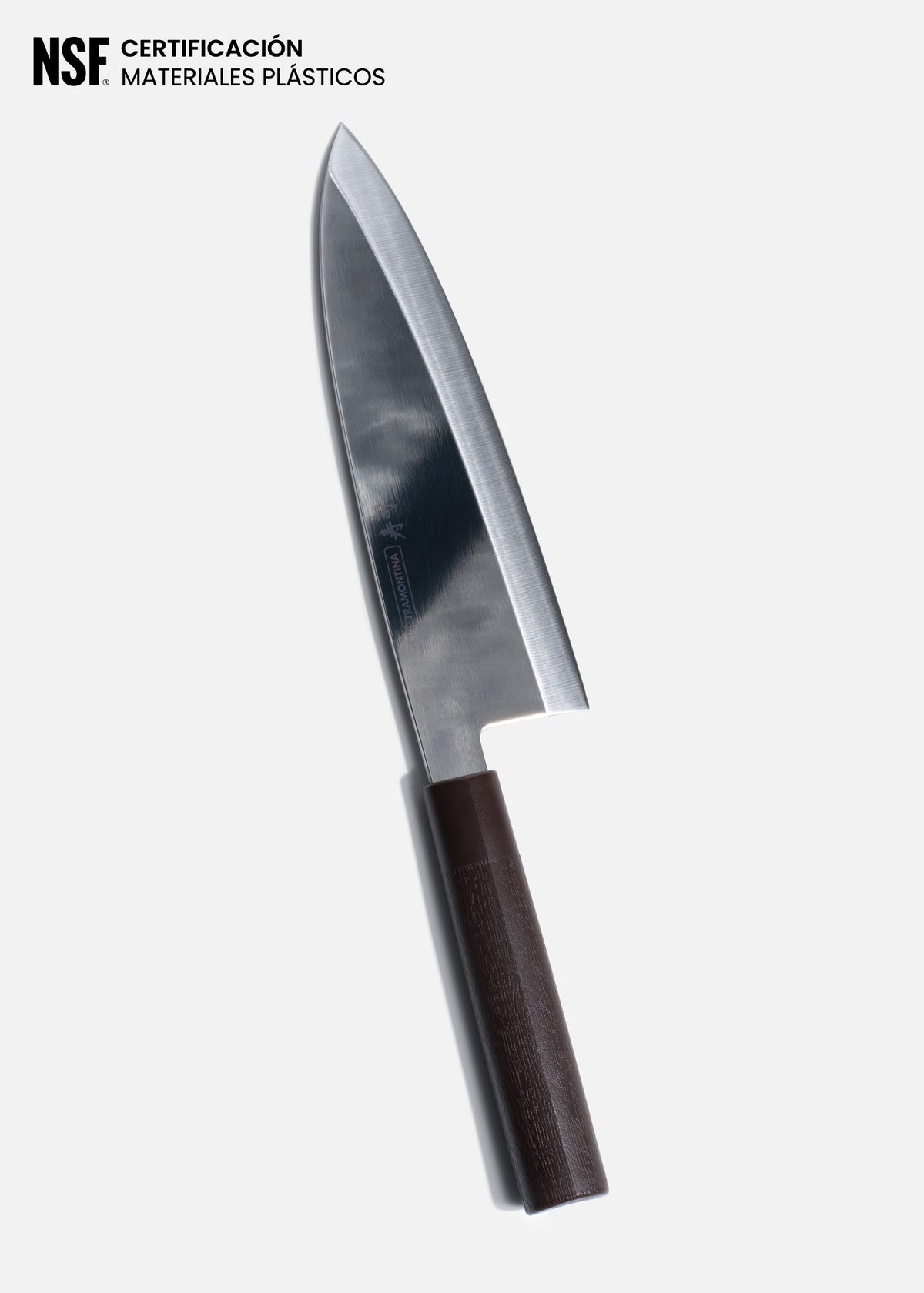 Cuchillo deba de acero inoxidable plata Sushi Silver 8". Premium — imagen de producto