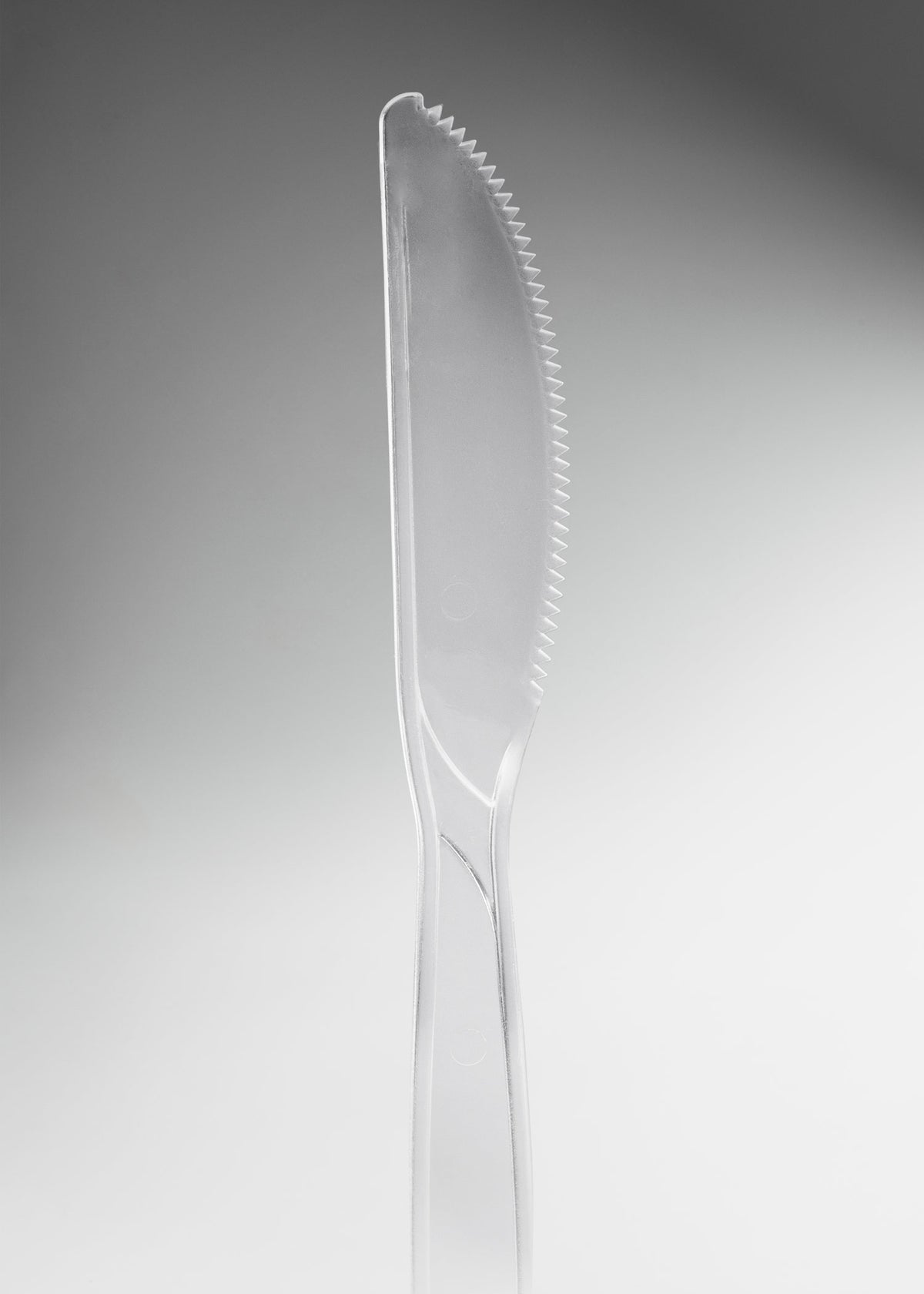 Cubiertos desechables de plástico transparente 19 cm — imagen de producto