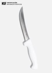 Cuchillo para deshuesar flexible y curvo de acero inoxidable blanco NSF 6". Premium — imagen de producto