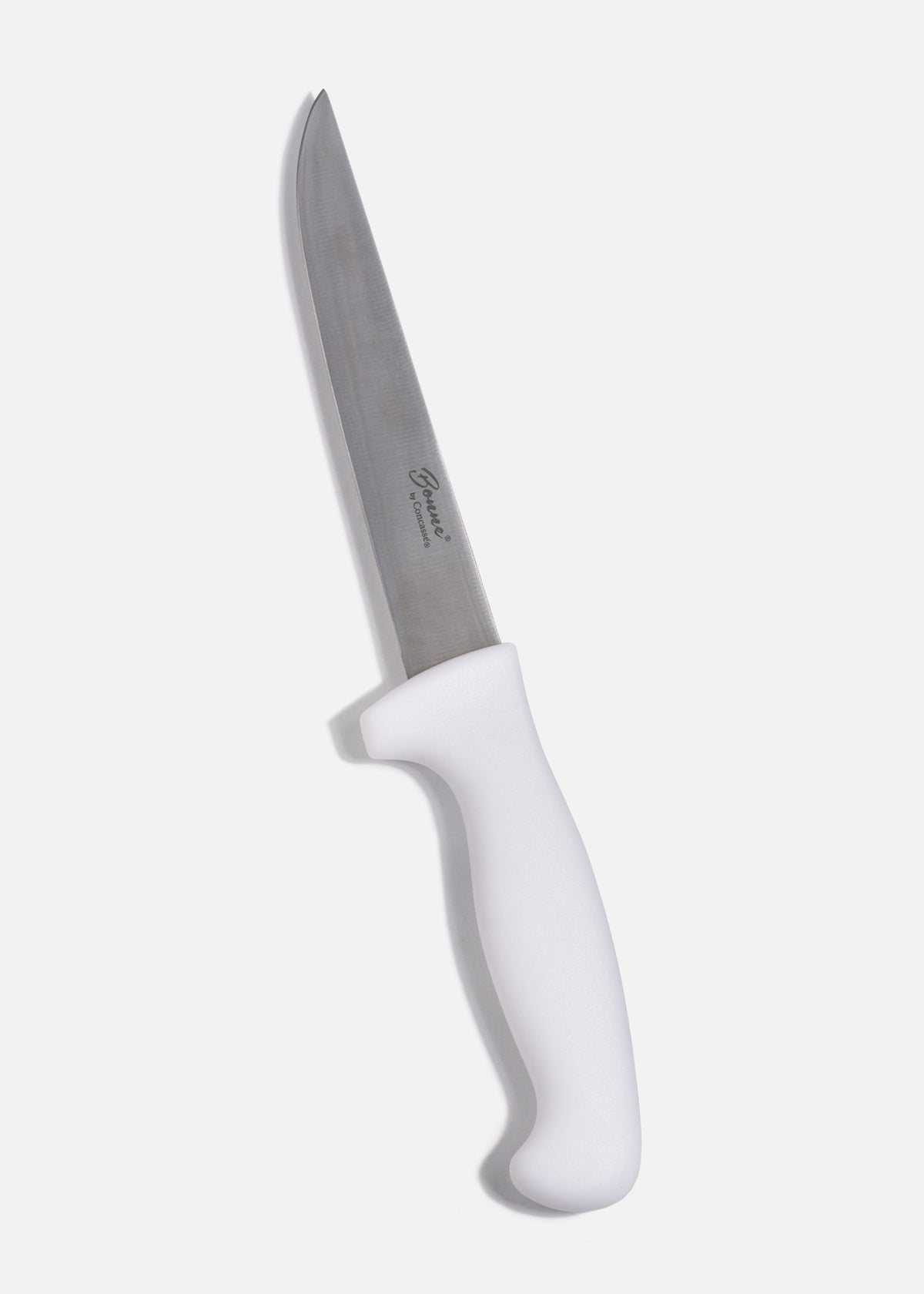 Cuchillo para deshuesar recto profesional de acero inoxidable con mango antideslizante rojo, verde, blanco, negro, amarillo y azul  6". Premium — imagen de producto