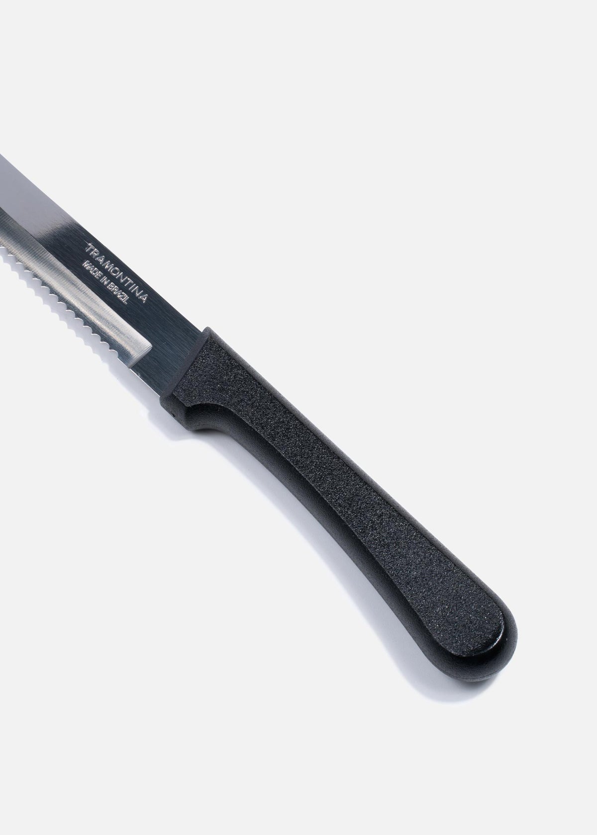 Cuchillo para frutas acero inoxidable mango plástico negro Plenus 5". Premium — imagen de producto