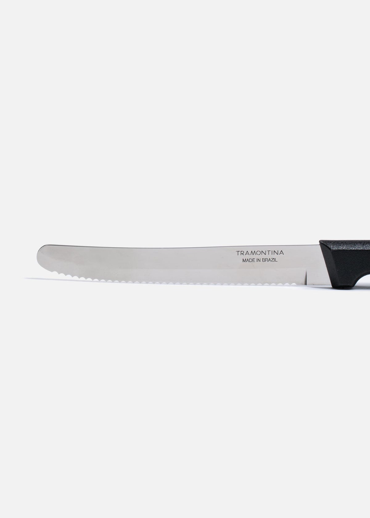 Cuchillo para frutas acero inoxidable mango plástico negro Plenus 5". Premium — imagen de producto