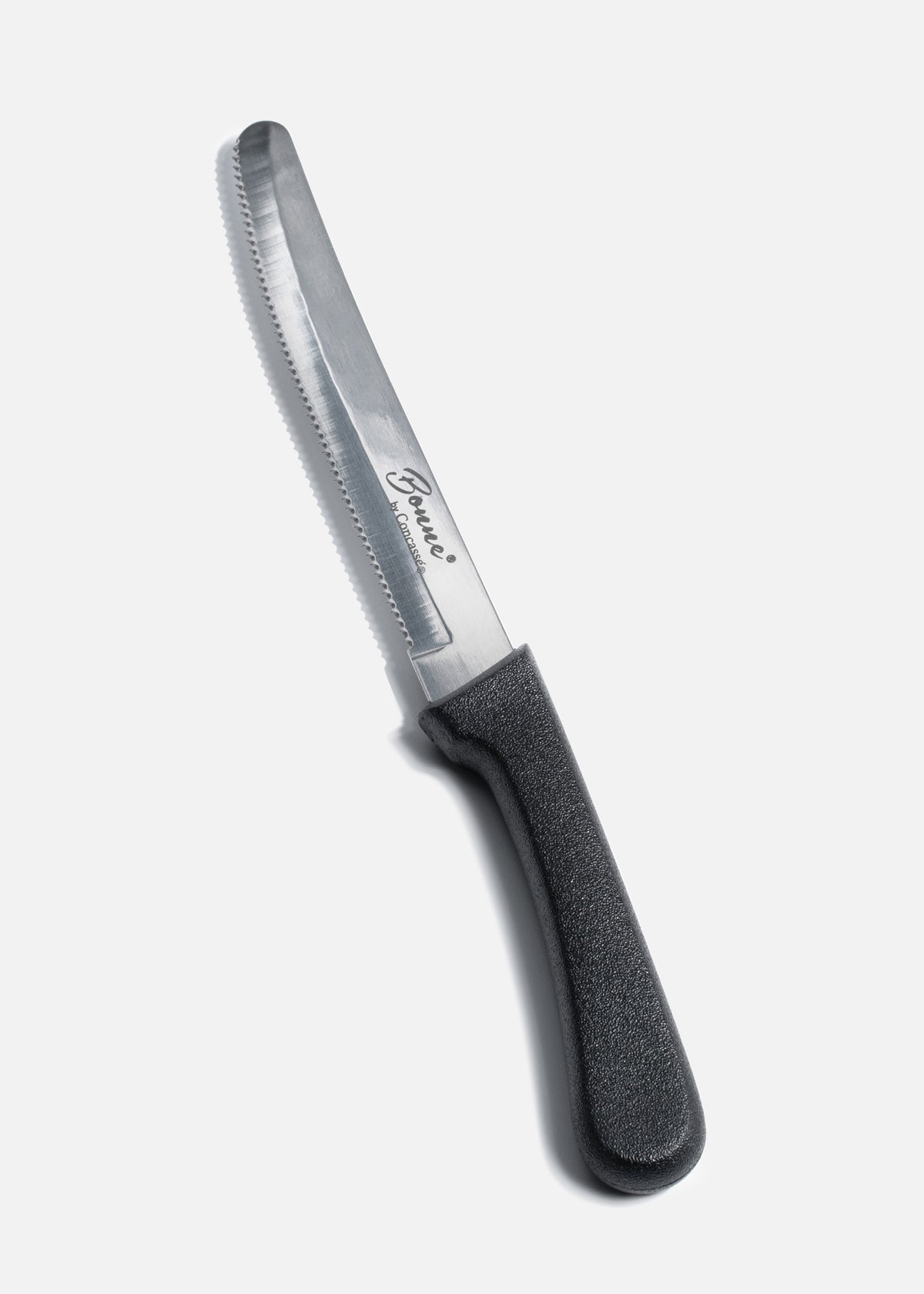 Cuchillo de acro inoxidable con sierra punta redonda de mesa 4". Premium — imagen de producto