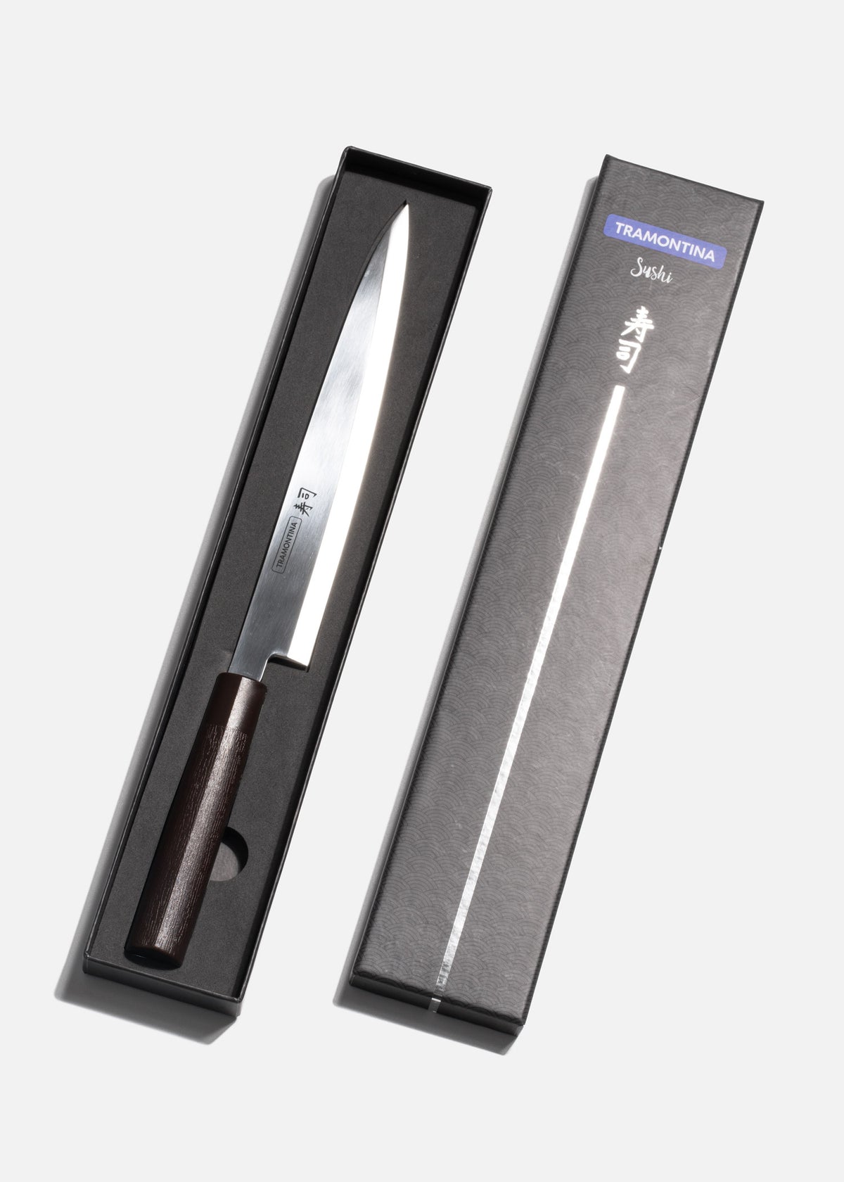 Cuchillo Yanagiba de acero inoxidable plata Sushi Silver 13". Premium — imagen de producto