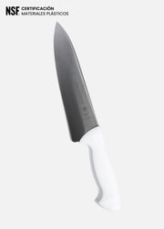 Cuchillos para chef de acero inoxidable blanco 8". Premium — imagen de producto