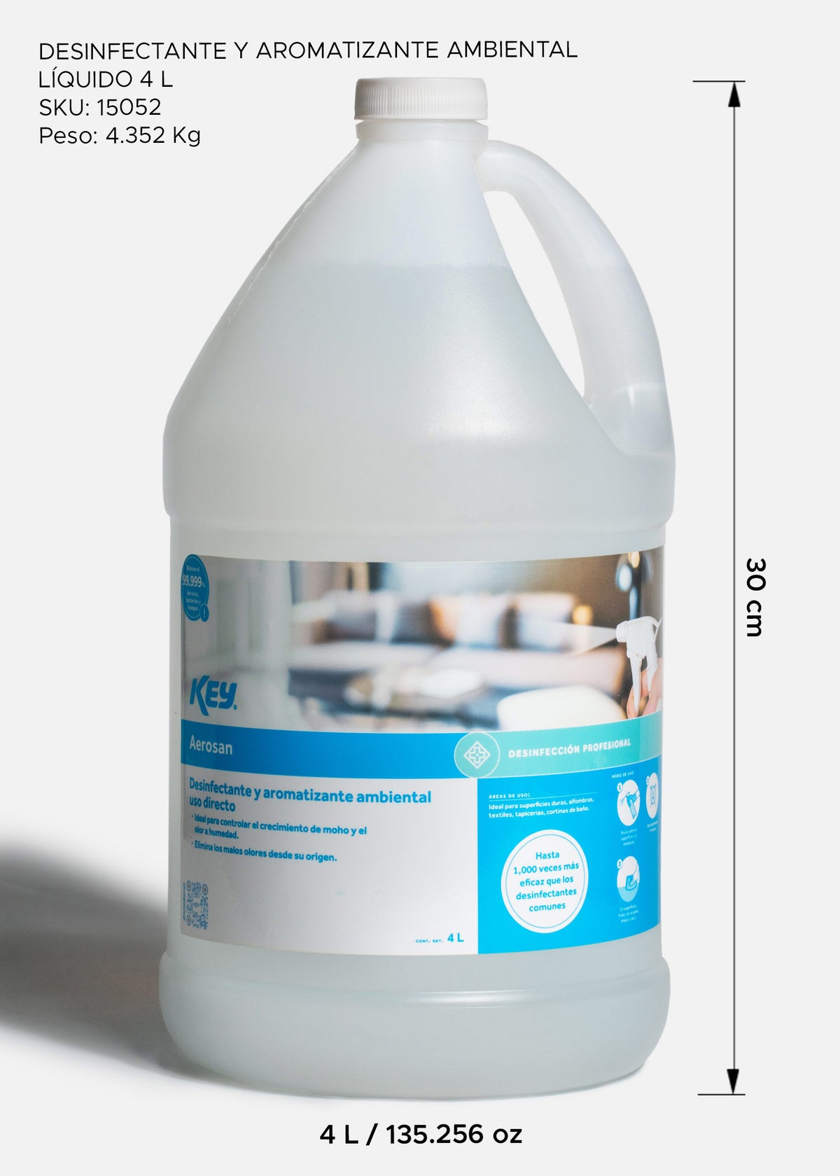 Desincrustante industrial para cocina removedor de sarro, oxido e incrustaciones 4 L — imagen de producto